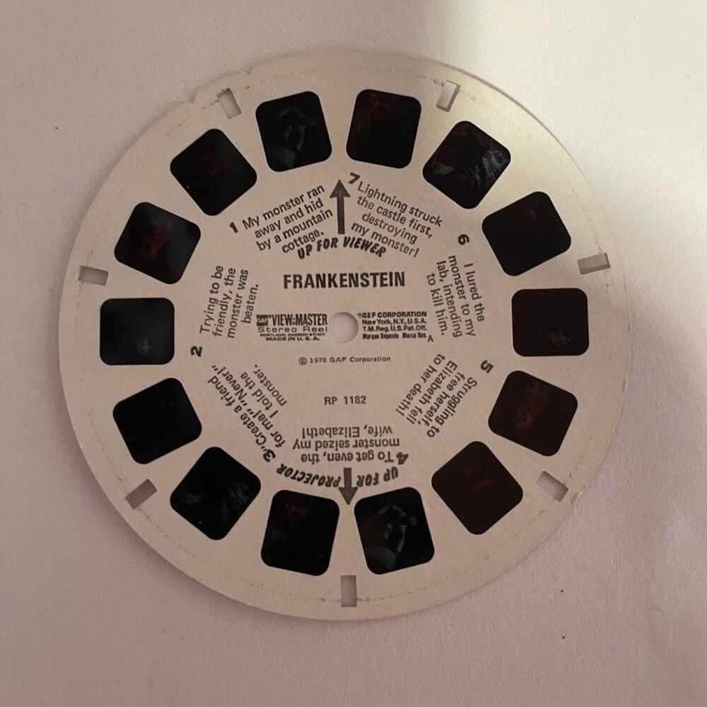 VTG Viewmaster 15 reels lot Disneyland, Disney, Monsters, Hanna Barbara w/ case - Picture 10 of 16